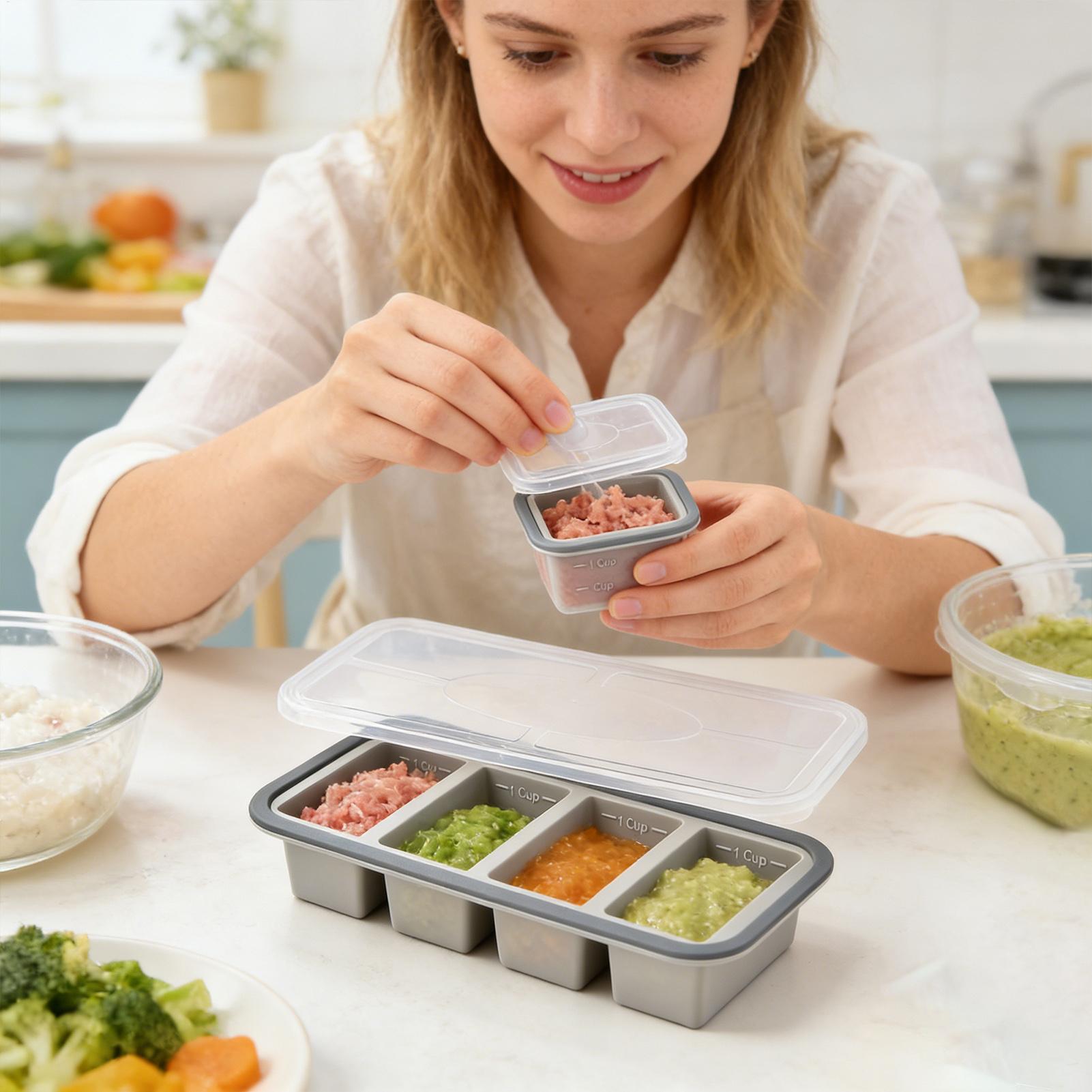 Moules de congélation en silic - Meal Prep Template avis et prix