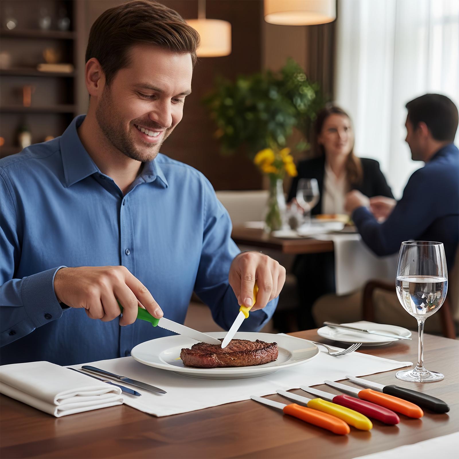 Coupe-steak dentelé 5 pièces e - Meal Prep Kitchen avis et prix