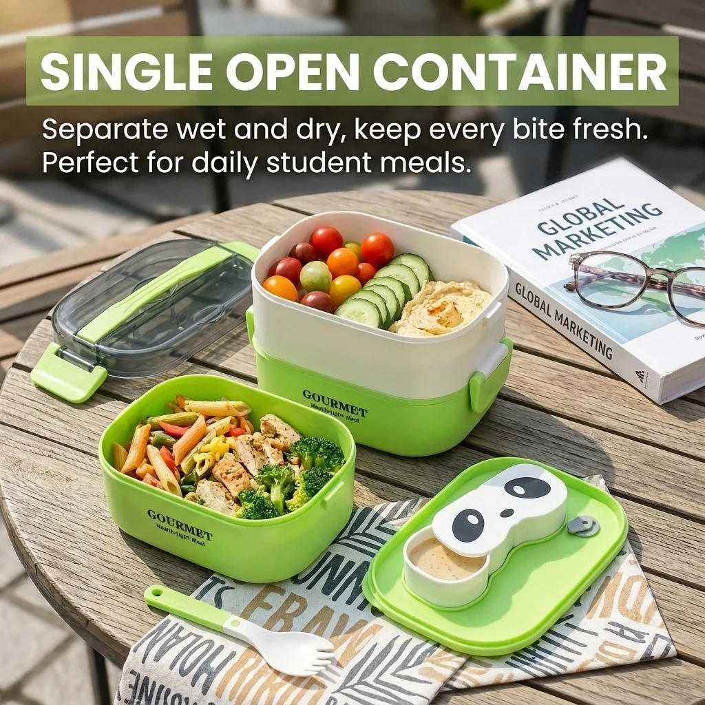 Boîte à bento en plastique, ad - Meal Prep Or Prep Meal avis et prix