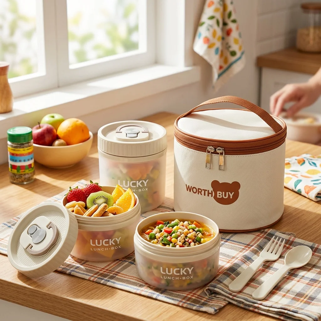 Boîte à lunch portable en plas - Meal Prep Or Prep Meal avis et prix