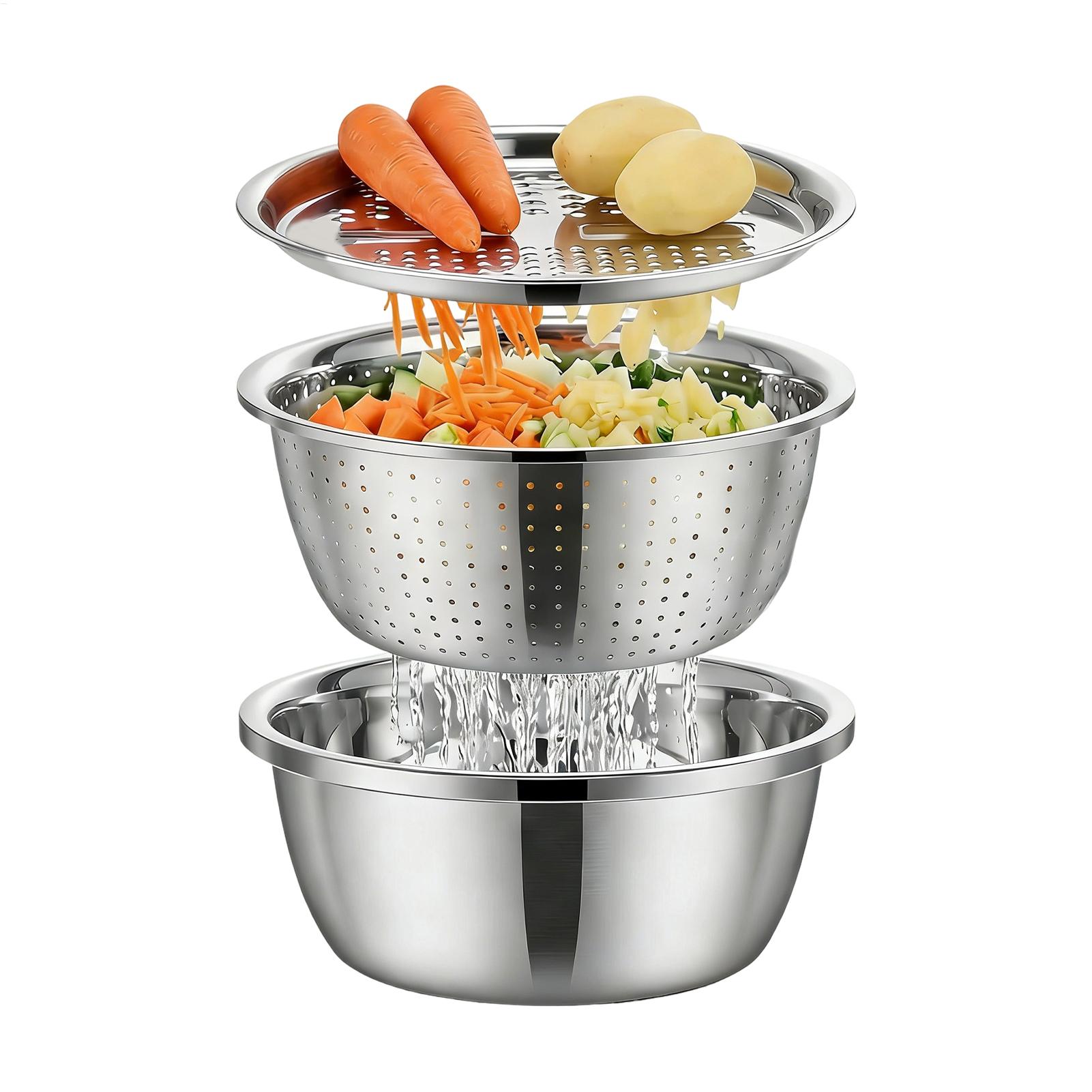 Passoire égouttoir en acier in - Meal Prep With Rice avis et prix