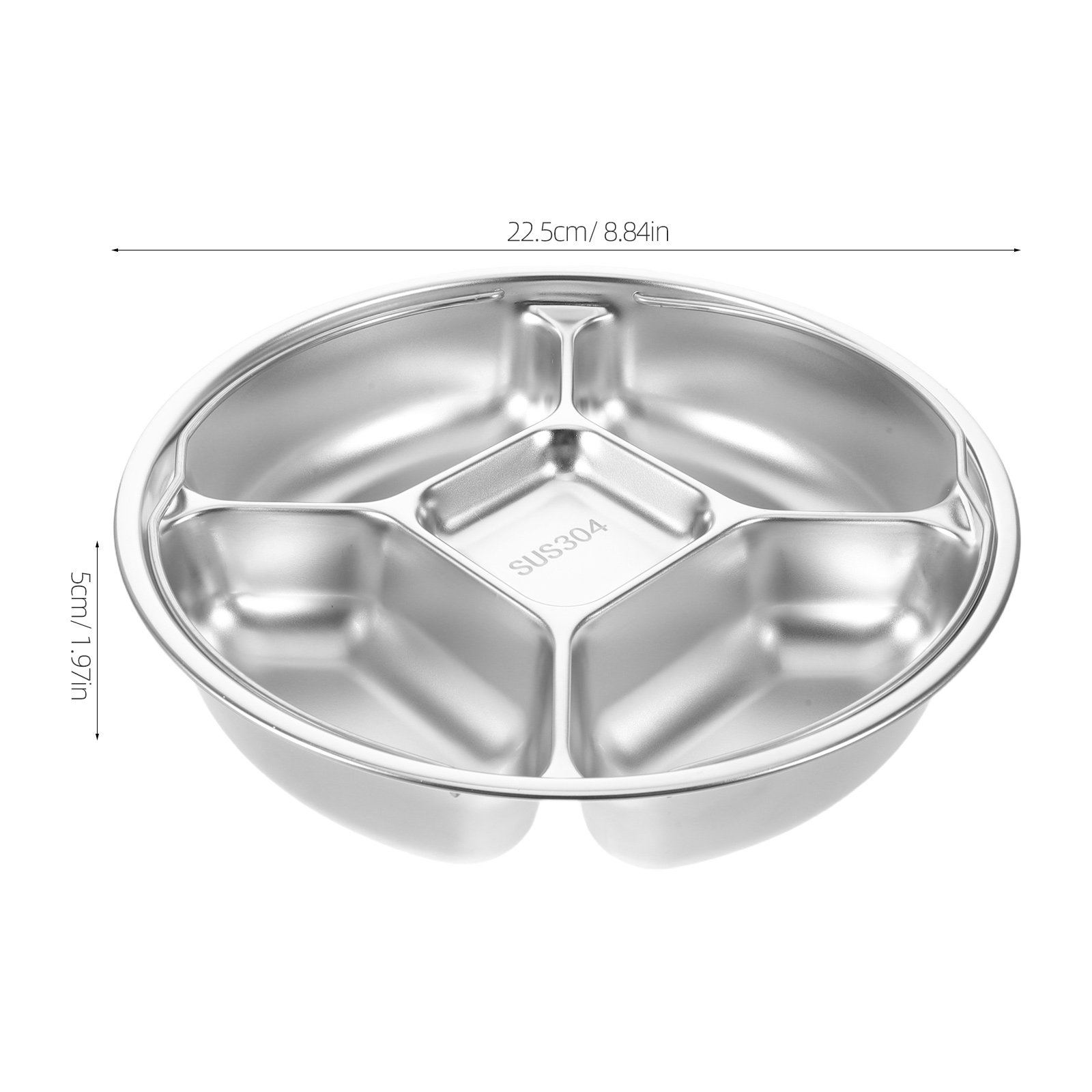 Plateau de service divisé en 5 - Meal Prep Kitchen avis et prix