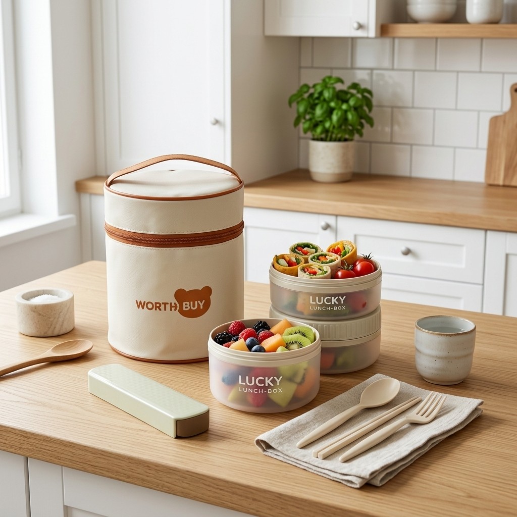 Boîte à lunch ronde en plastiq - Meal Prep Or Prep Meal avis et prix